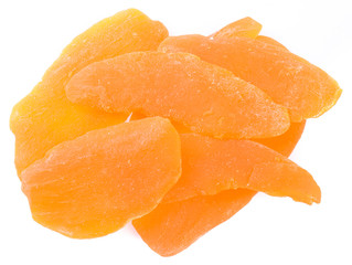 mango. dry mango on the background