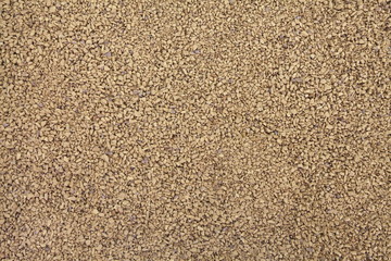 top view of instant coffee as background