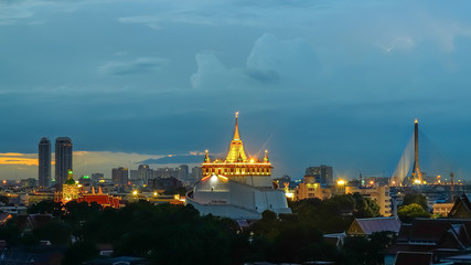 Naklejka premium Stroming in Bangkok city