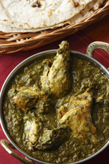 Saag Chicken it is a north Indian vegetable