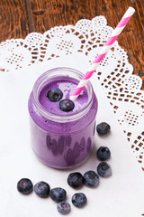 Blueberry smoothie