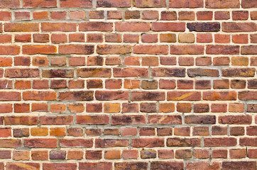 Red brickwall surface