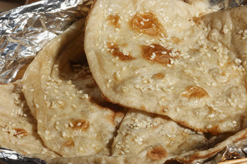 Naan - a round flatbread 