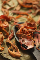 Javitri or Nutmeg  fragrans is an evergreen tree from Moluccas