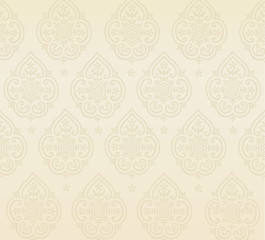 Cream ornament background
