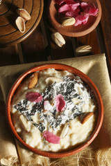 Firni - Rice Pudding – a dessert from Indian Subcontinent