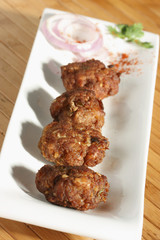 Kacche Kebab - a dish from Hyderabad