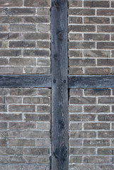 Fassade aus Ziegeln