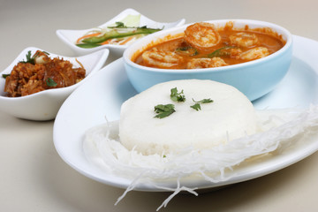 Idli - Steamed rice cakes from South India