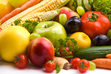 Obraz na płótnie Canvas Fruits and vegetables