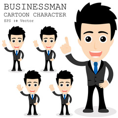 Fototapeta premium Businessman cartoon character EPS 10 vector