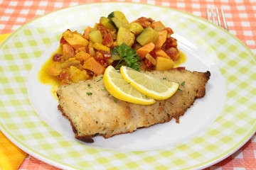 filet de poisson meunière