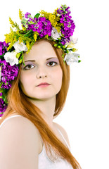 Naklejka premium Beautiful young woman