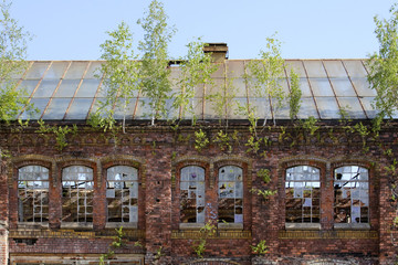 Altes Fabrikgeb&auml;ude in Leipzig