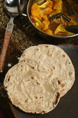 Bhakri – a flatbread made of Jowar from Gujarat.