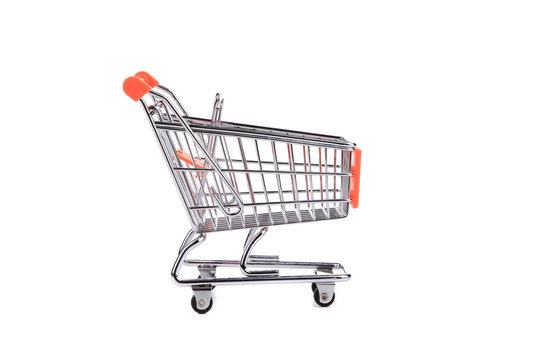 Shopping supermarket cart.