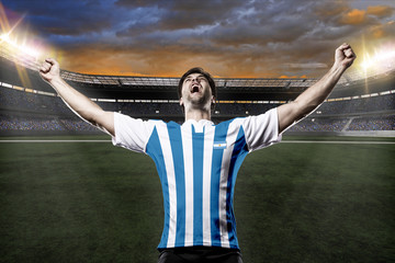 Fototapeta na wymiar Argentinian soccer player
