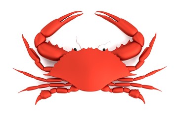 realistic 3d model of crab © bescec