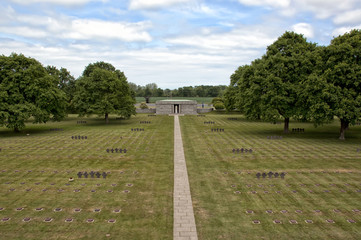 Fototapeta premium France, La Cambe - Cimetière allemand