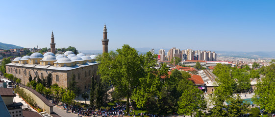 View from Bursa city, Turkey