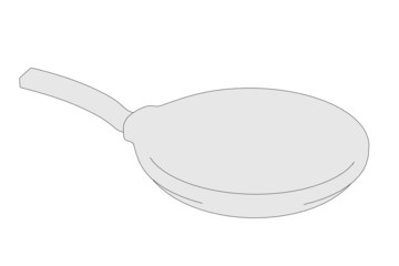 cartoon image of cooking pan