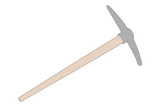 cartoon image of pickaxe tool
