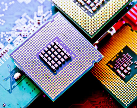 computer cpu (central processor unit) chip