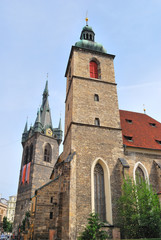Fototapeta na wymiar Prague. Church of St Jindrich and St.Kunguta