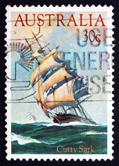 Postage stamp Australia 1984 Cutty Sark, Clipper Ship