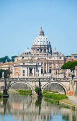 Saint Peter's Basilica. Rome Italy.