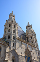 Fototapeta na wymiar St. Stephen's Cathedral in Vienna, Austria