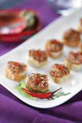 toasts à la sardine et piment , conserve 2