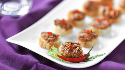 toasts à la sardine et piment 4