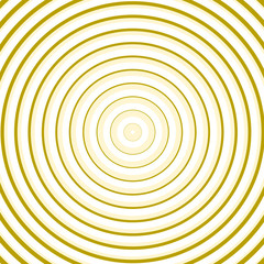 Naklejka premium Yellow line circle background