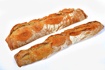 two differents breads