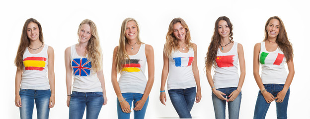 international language school students