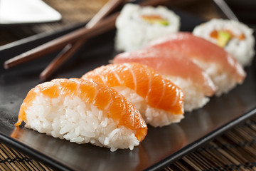 Healthy Japanese Nigiri Sushi