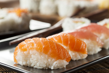 Healthy Japanese Nigiri Sushi