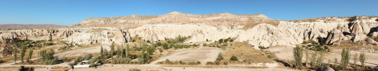 Fototapeta na wymiar Cappadocia panorama. Red Valley