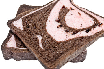 Chocolate bread, mix Strawberry