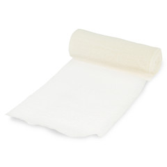 gauze bandage on white