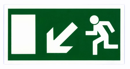 Emergency exit sign