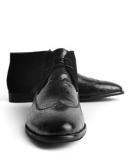 Pair of leather men's shoes