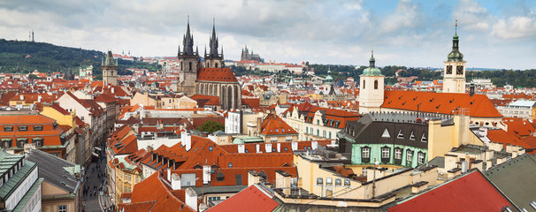 Obraz premium Panoramic of Prague