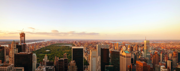 New York City cityscape - obrazy, fototapety, plakaty