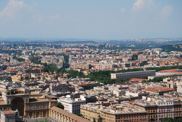 Naklejka premium Roma Vaticano , vista dall'alto 2