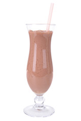 Milk shake isolated on white