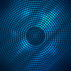 Abstract disco background with halftone.