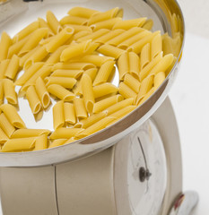 pasta on scale