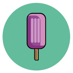 eis am stiel illustration icon